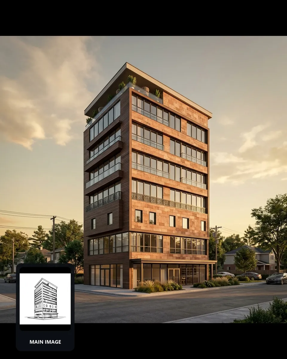 Image to render example: urban building